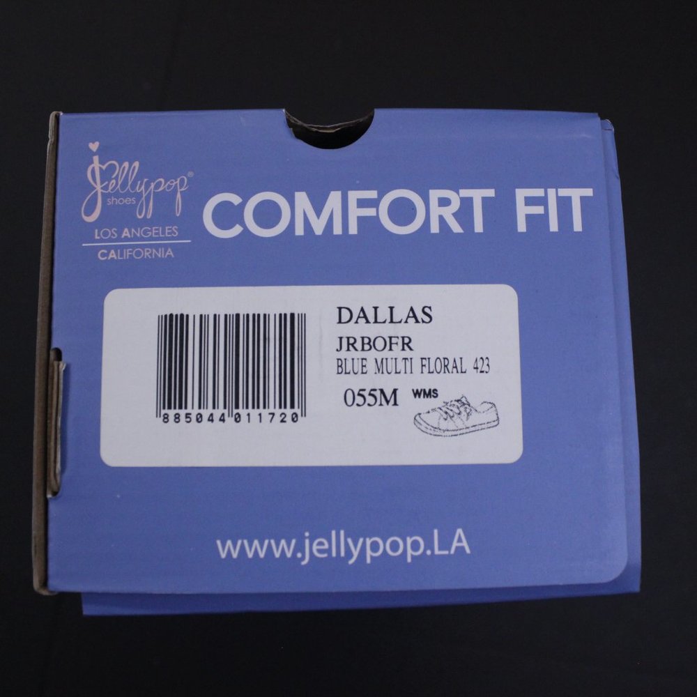 Jellypop Dallas Women's Sneakers - Blue Multi Floral - Size 5.5M - Picture 6 of 6